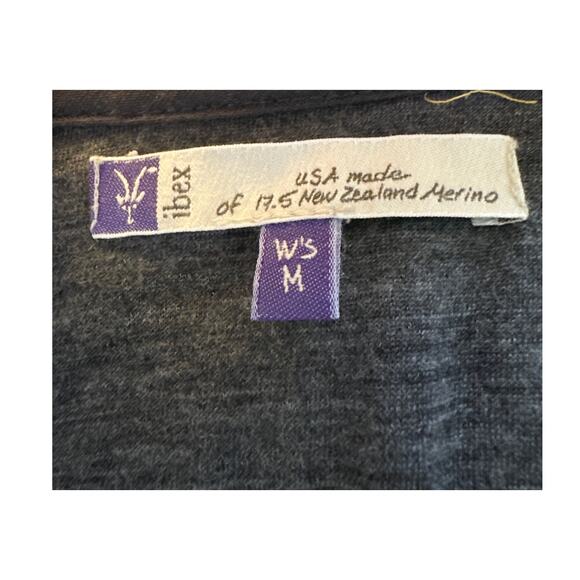 Ibex Merino Wool Short Sleeve Shirt Womens Size Medium *flaw* US Made - Picture 3 of 6